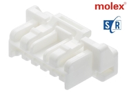 Conectores automotrices de Molex del compañero de CLIK que contienen el blanco 502439-0400 de la cerradura positiva